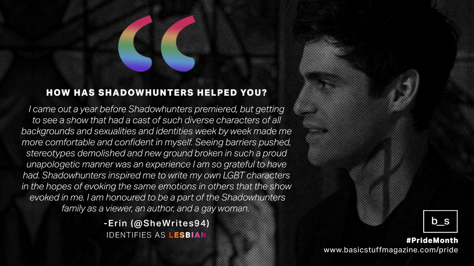 Pride Month - Shadowhunters - Basic Stuff Magazine